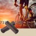 Borsong 2X Reduce Vibration Ergonomic Design Durable TPR Rubber Bicycle MTB XC FR Handle Bar Black Anodized Aluminum Ends Plug Hand Grips Fit 3/4" To 1" Handlebar - B01CP19N9U